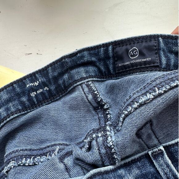 AG Adriano Medium Wash Whiskered Prima Cigarette Leg Jeans 30 - Picture 9 of 14